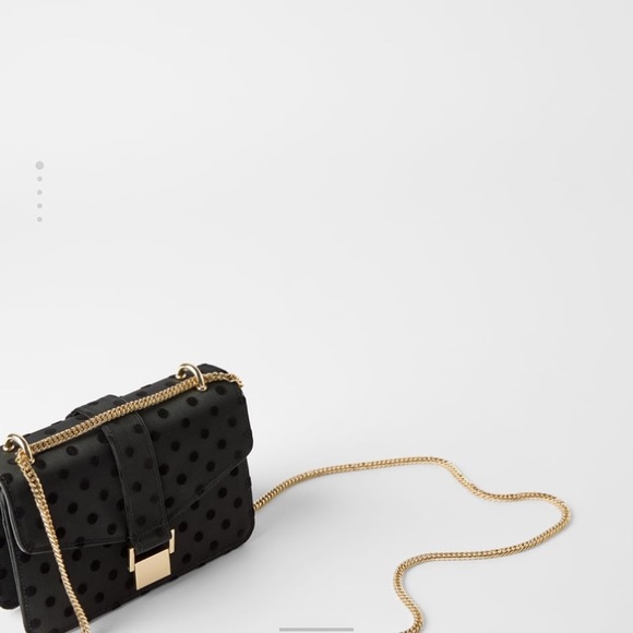 Zara Polka Dot Crossbody Bag - Picture 2 of 5
